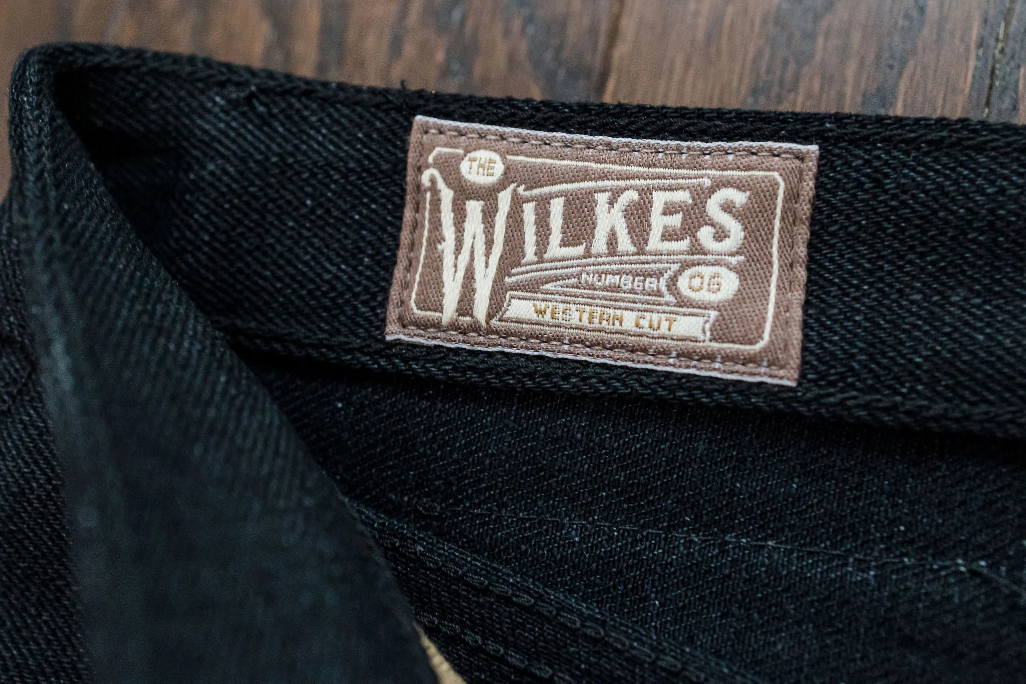 Freenote Cloth Wilkes - 17oz Black Slub