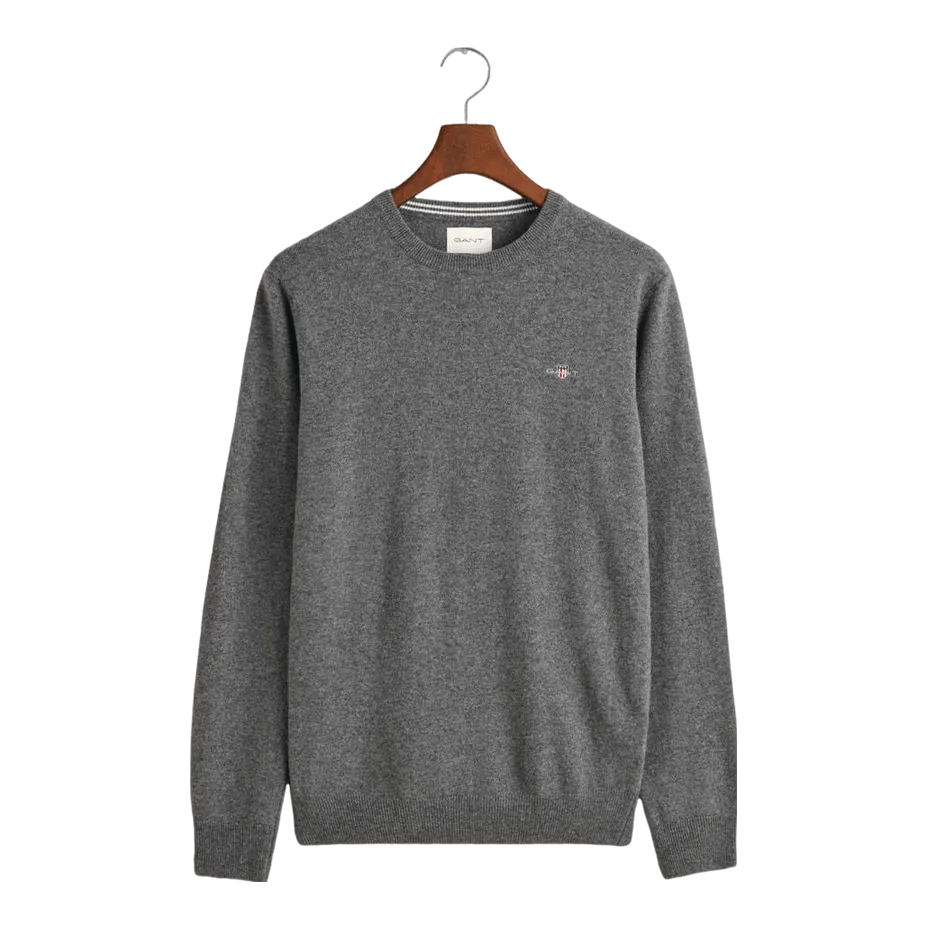 GANT Superfine Lambswool Crew Neck Sweater