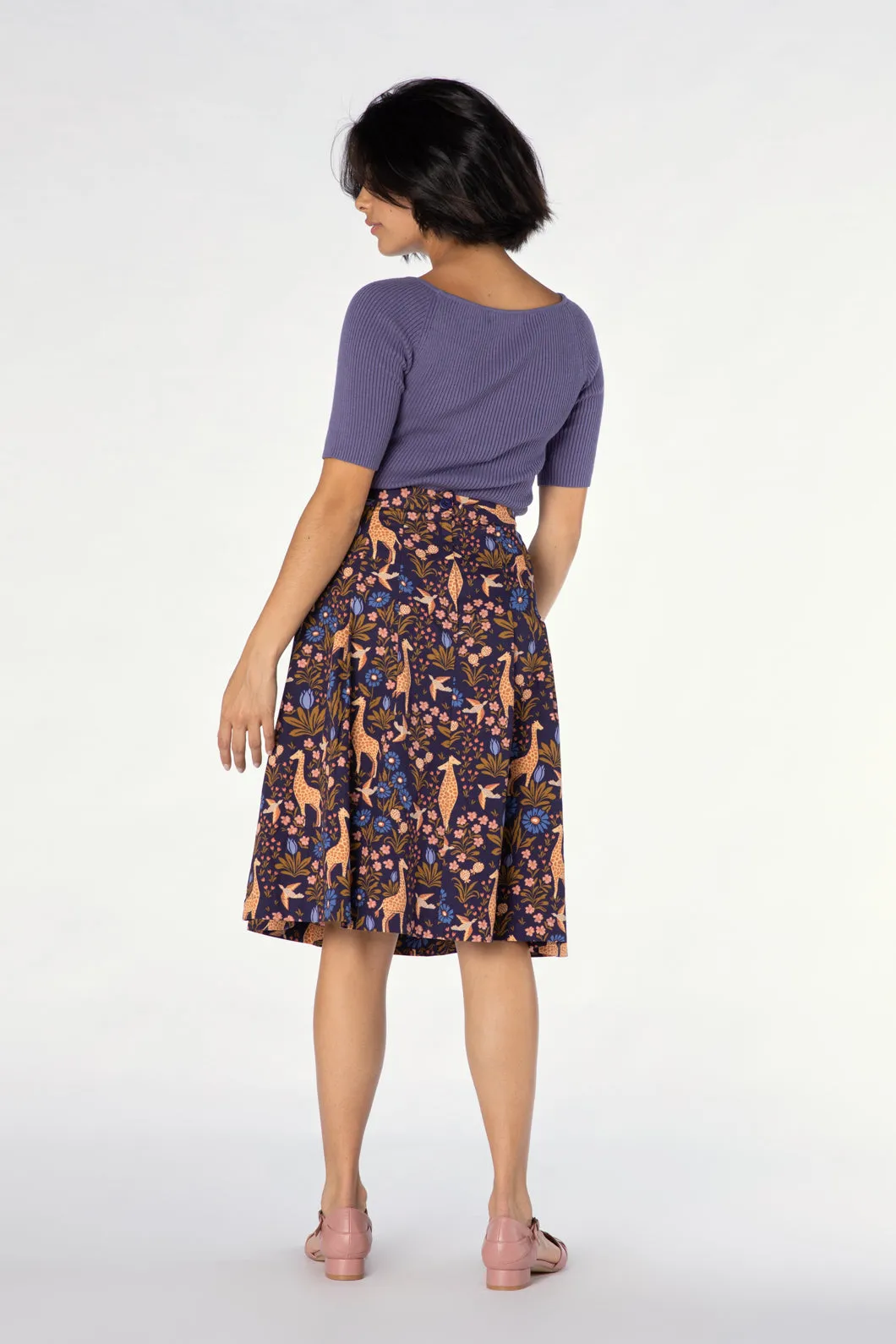 Giraffe & Flower Skirt