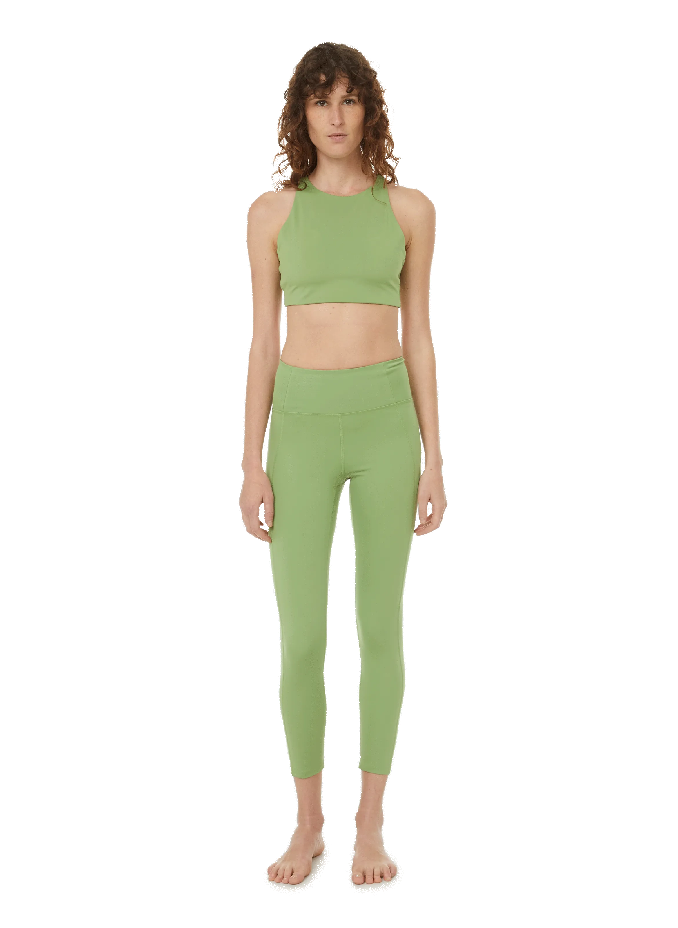 GIRLFRIEND COLLECTIVE  High-waisted leggings - Green