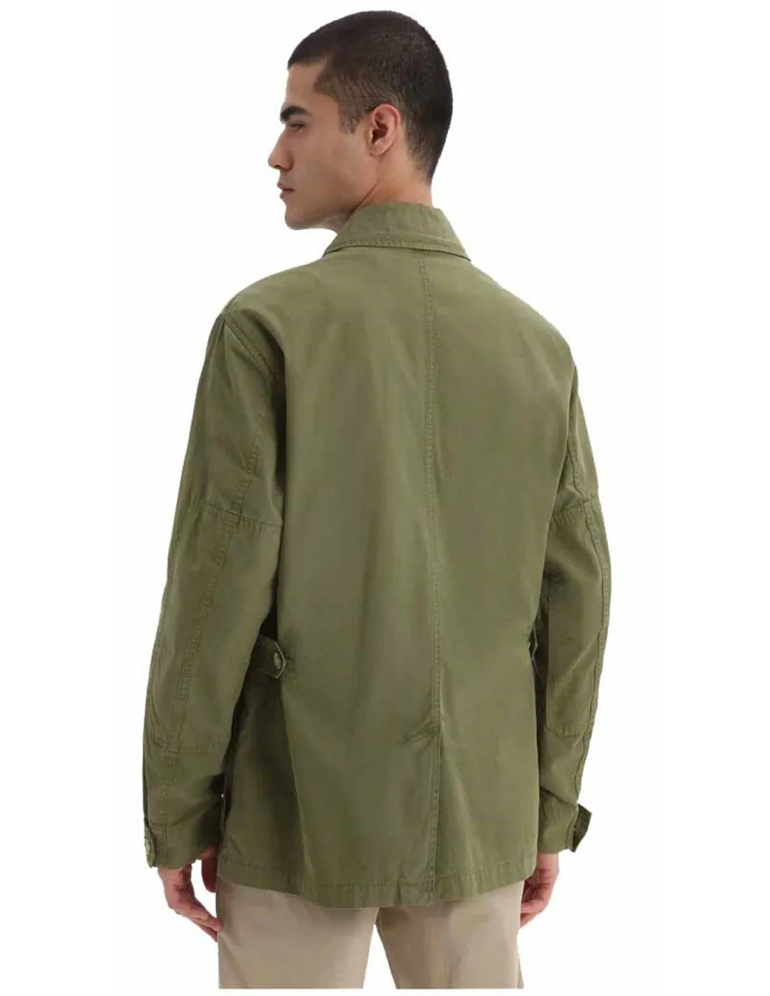 Giubbino Woolrich uomo Field Crew CFWOOU0543 verde PE22