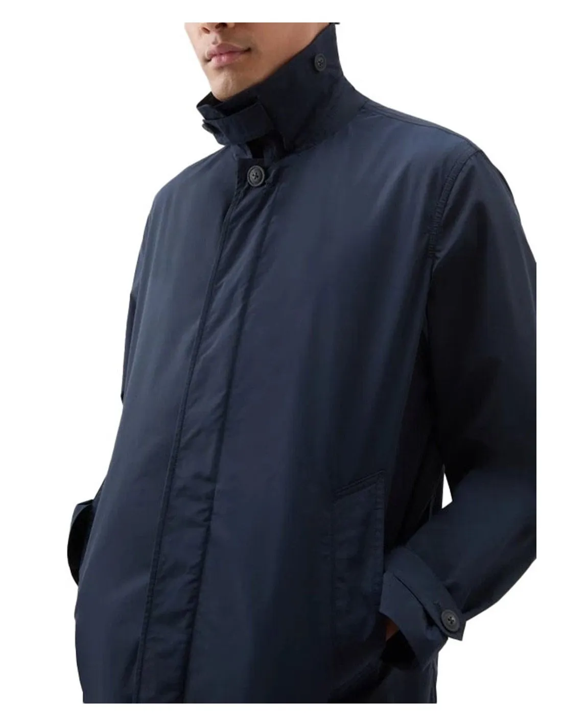 Giubbino Woolrich uomo new city carcoat  CFWOOU0954mrut melton blue