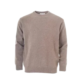 Golding Lambswool Crew Neck Sweater in Brown