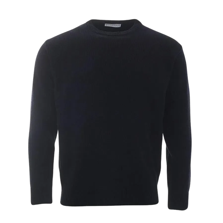 Golding Lambswool Crew Neck Sweater in Navy