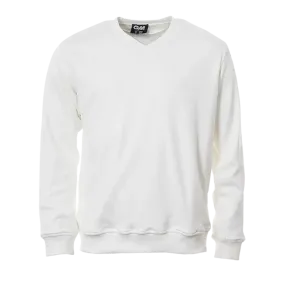 Gunn & Moore Teknik Plain Long Sleeve Cricket Sweater for Adults in Ivory