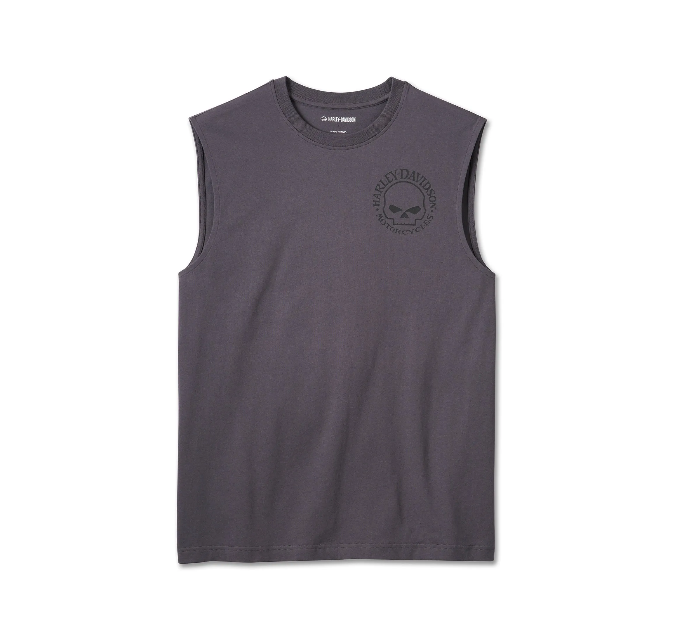 Harley Davidson  |Crew Neck Pullovers Unisex Sleeveless Street Style Plain