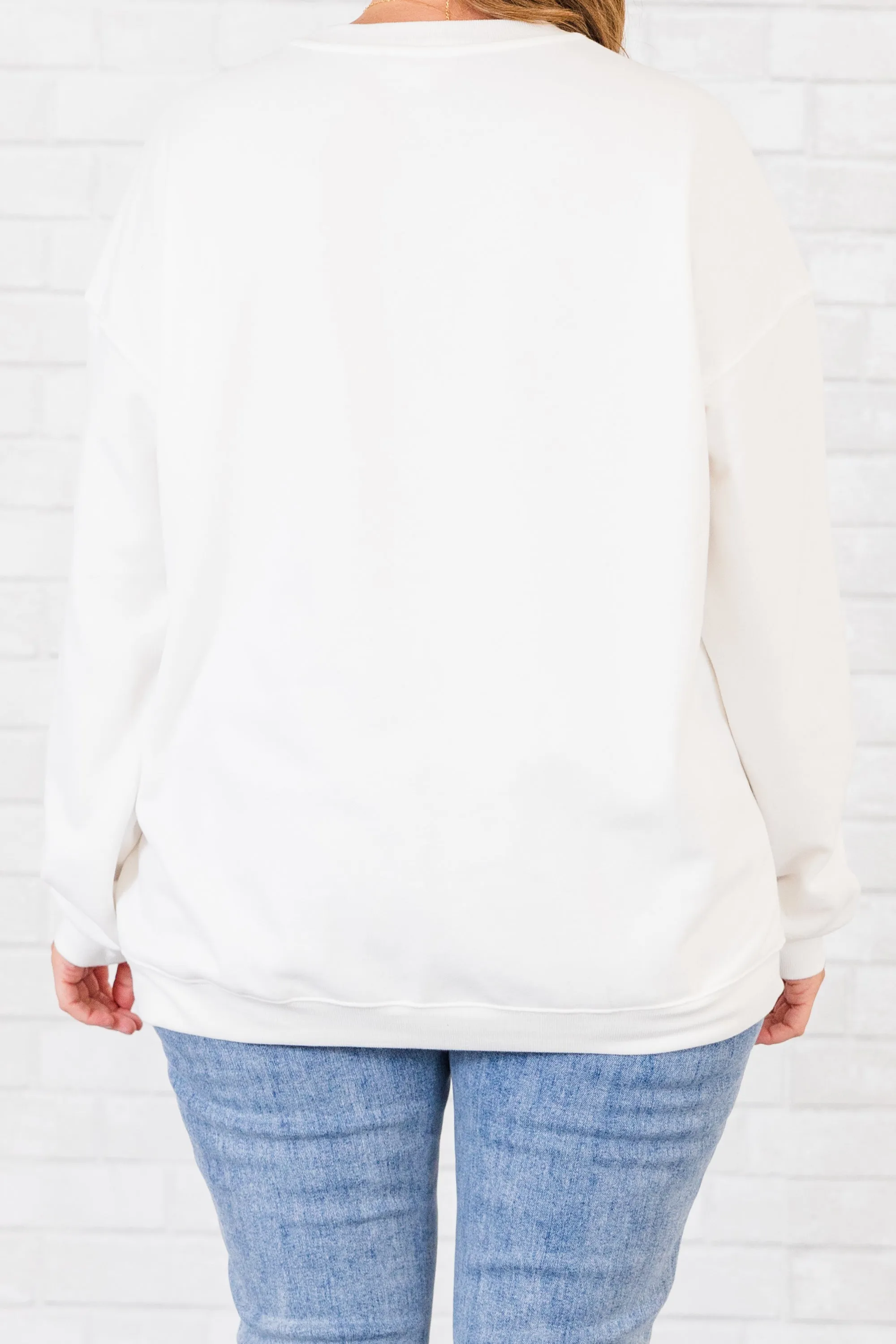 Homebody Club Pullover, White