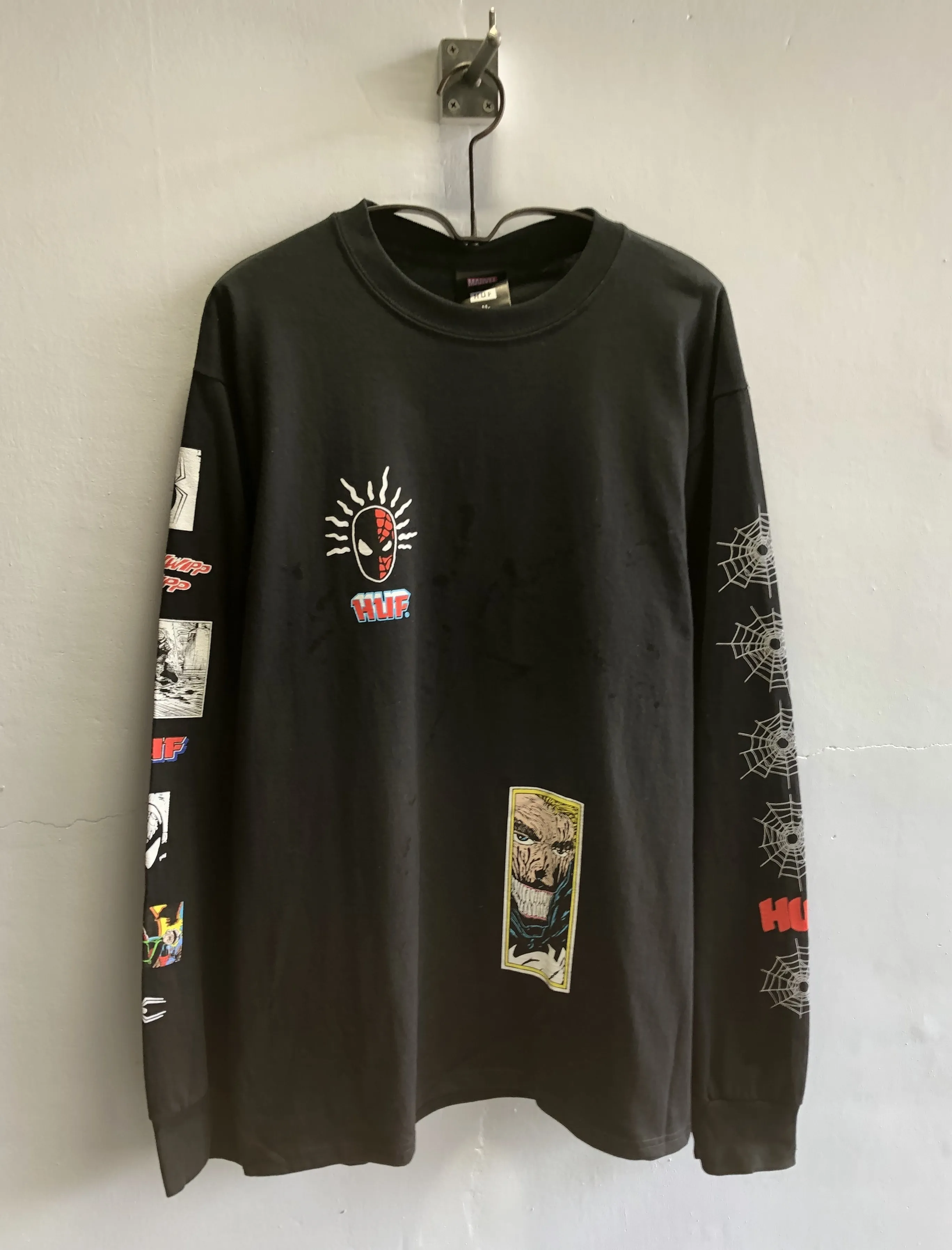 HUF  |Street Style Collaboration Long Sleeves Long Sleeve T-shirt