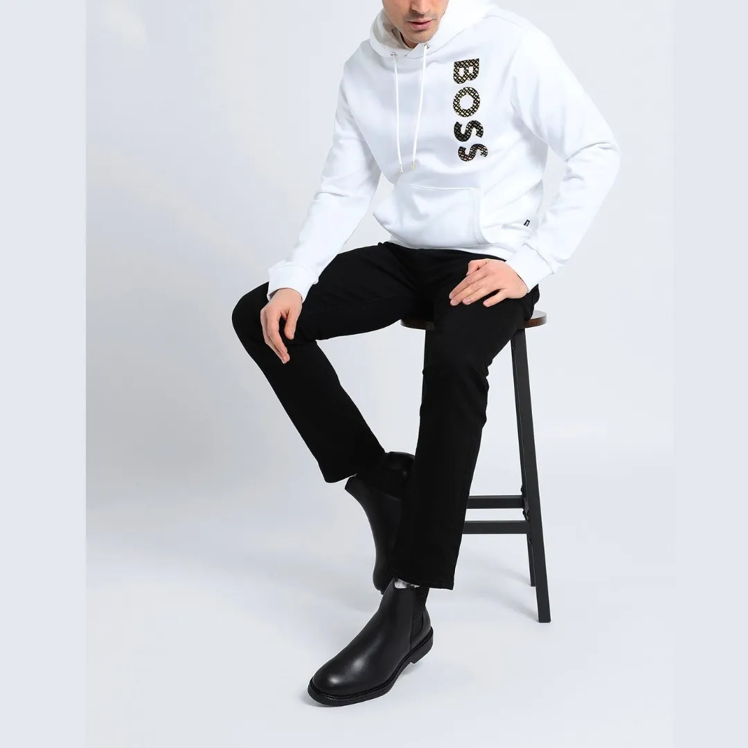 Hugo Boss  |Pullovers Unisex Street Style Long Sleeves Plain Cotton Logo