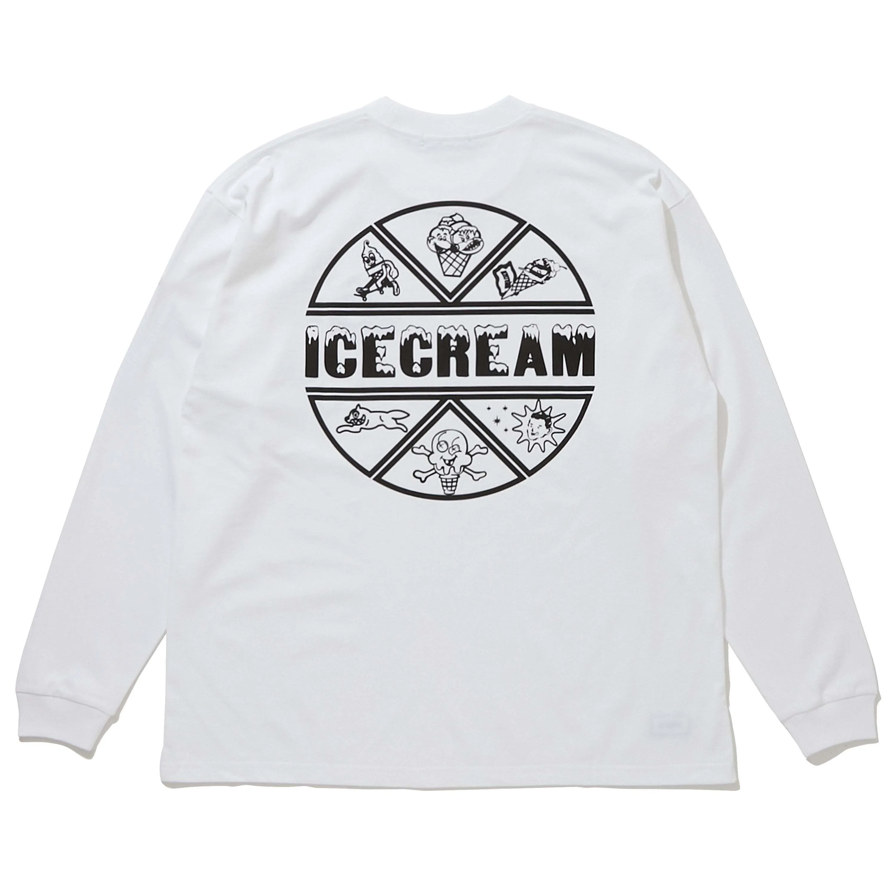 Icecream  |Unisex Street Style Long Sleeves Cotton Oversized