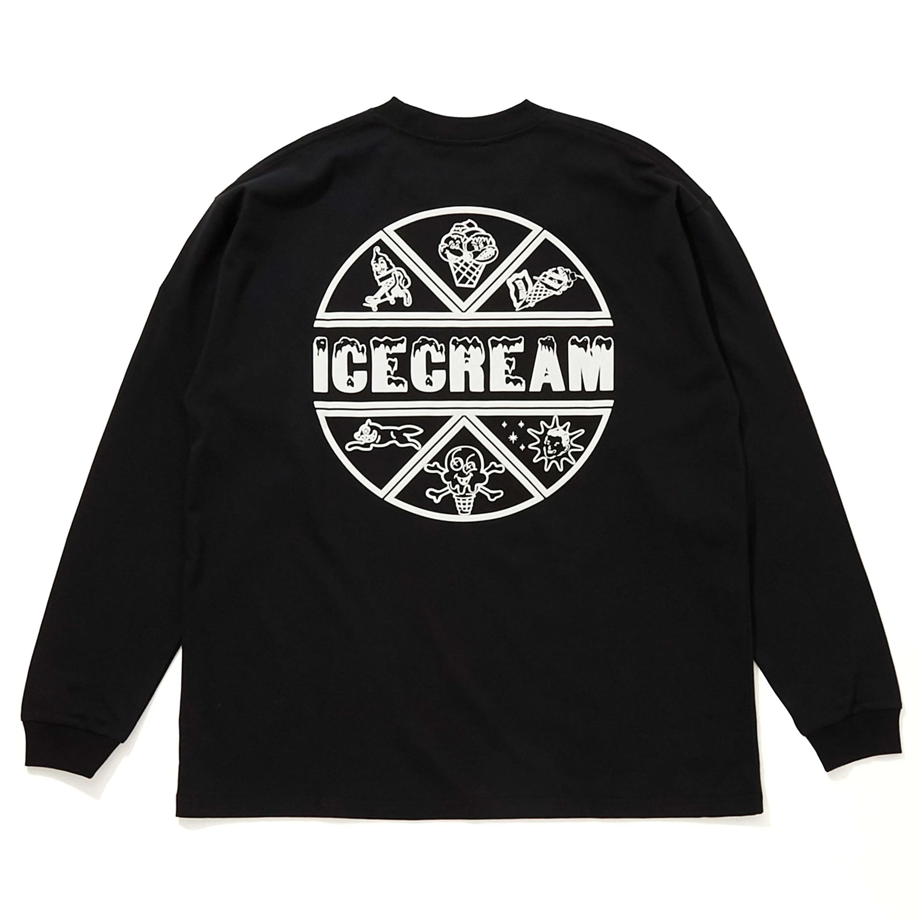 Icecream  |Unisex Street Style Long Sleeves Cotton Oversized