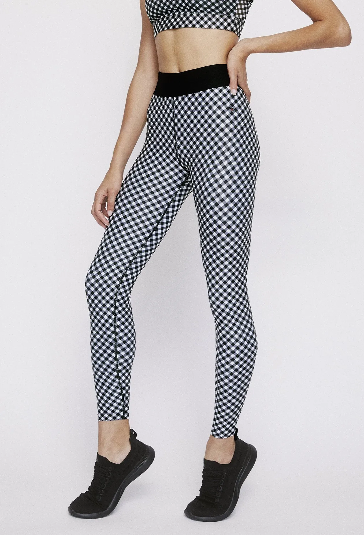 Iggy Leggings Black Gingham