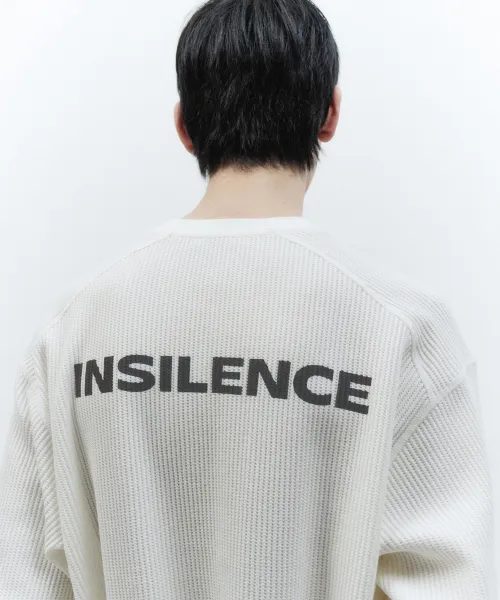 IN SILENCE  |Unisex Street Style Long Sleeves Plain Cotton