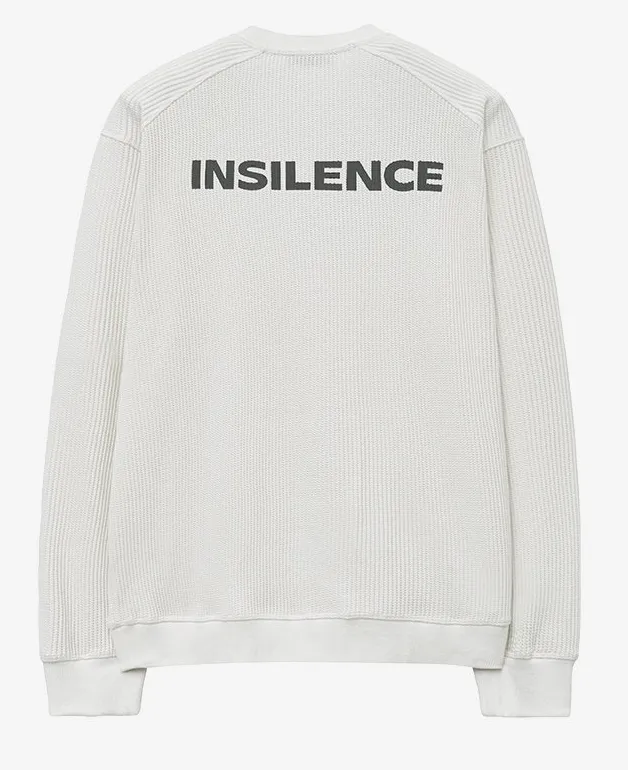 IN SILENCE  |Unisex Street Style Long Sleeves Plain Cotton