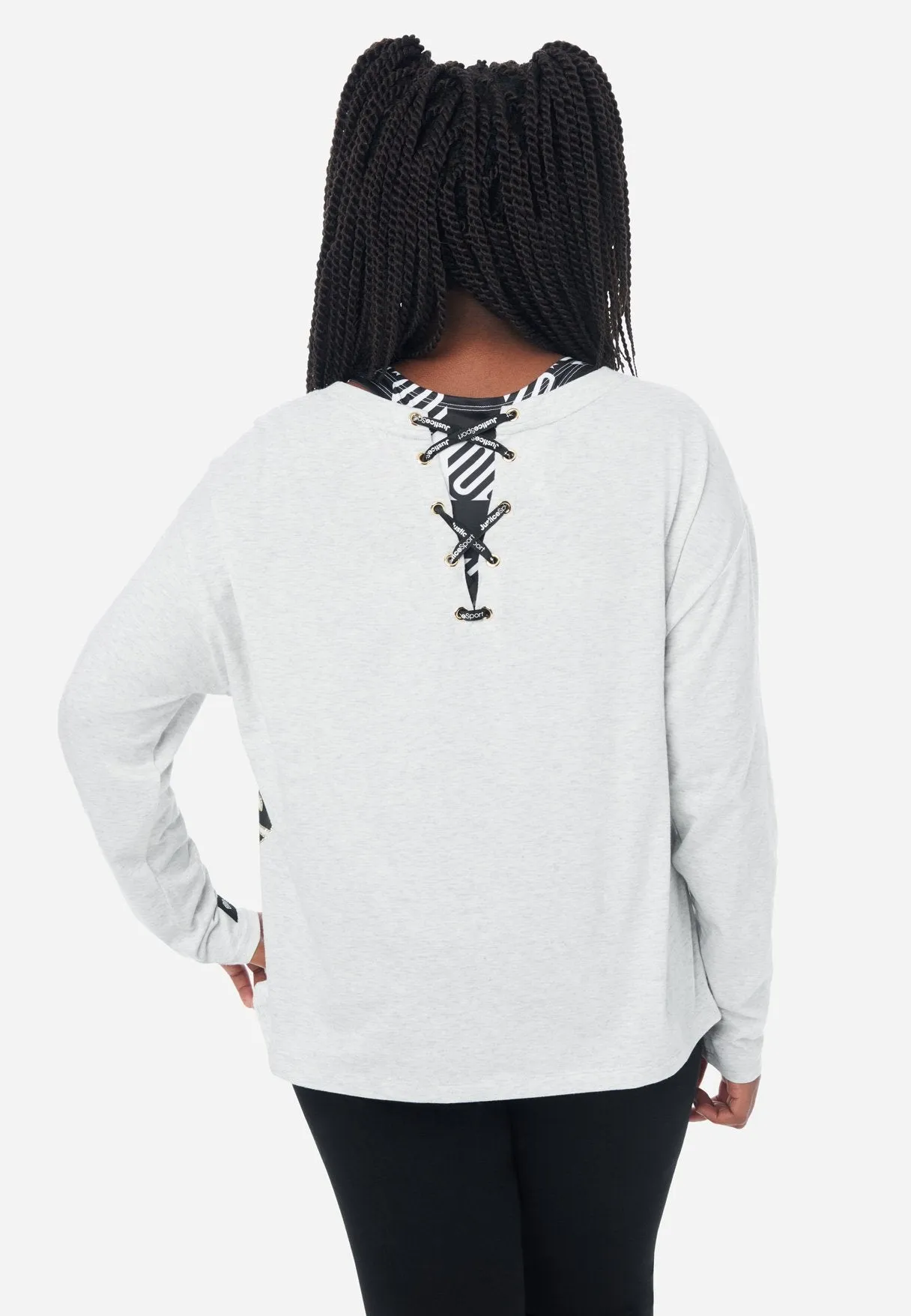 J Sport Layered Graphic Sweatshirt