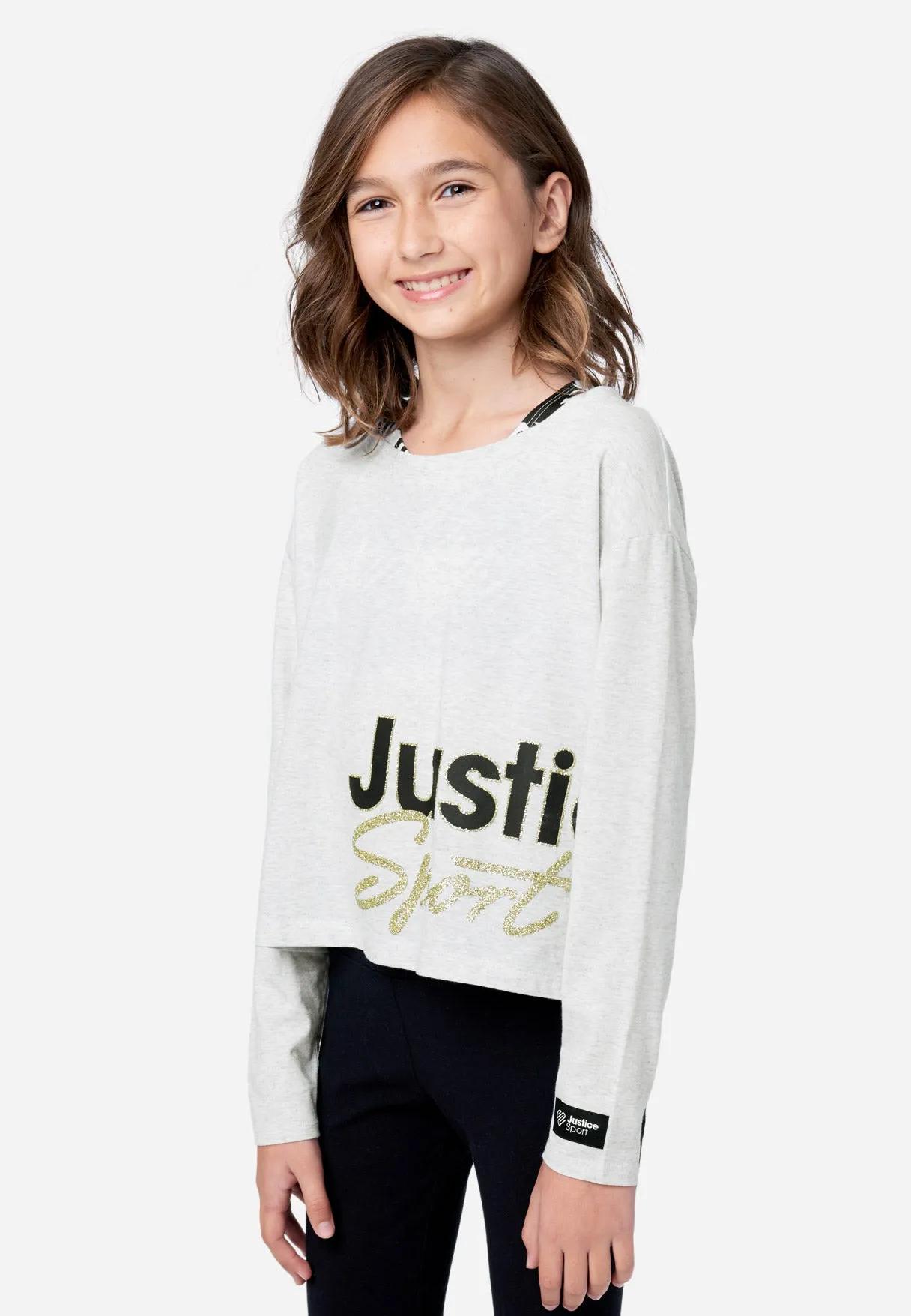 J Sport Layered Graphic Sweatshirt