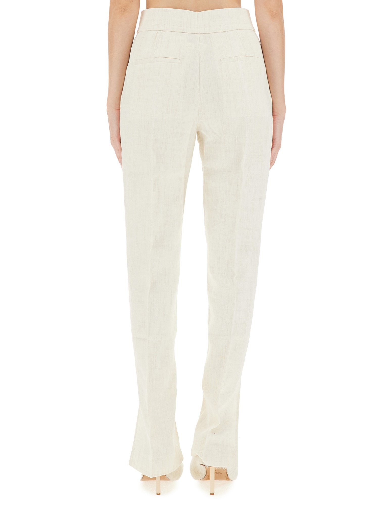 JACQUEMUS    LINEN TIBAU PANTS