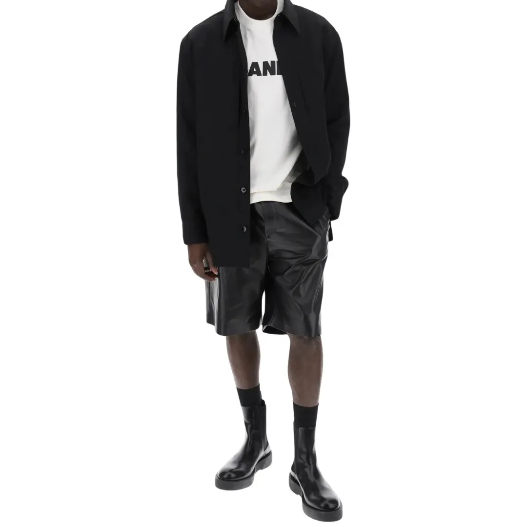 Jil Sander  |Crew Neck Long Sleeves Plain Long Sleeve T-shirt Logo