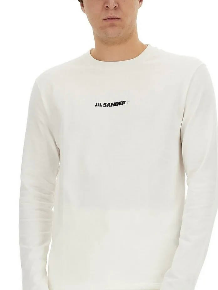 Jil Sander  |Crew Neck Unisex Long Sleeves Plain Cotton Oversized