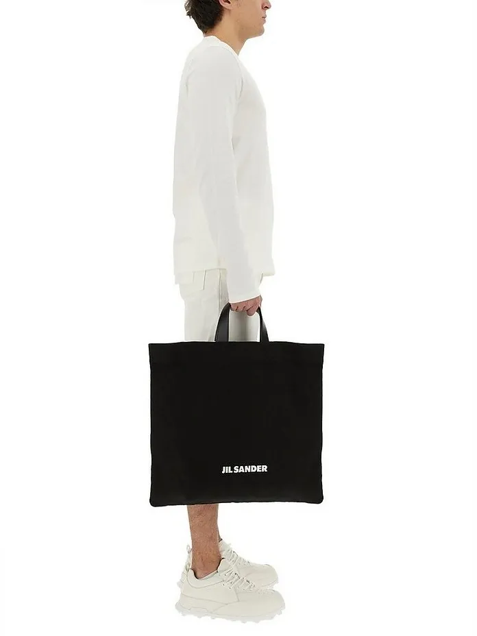 Jil Sander  |Crew Neck Unisex Long Sleeves Plain Cotton Oversized