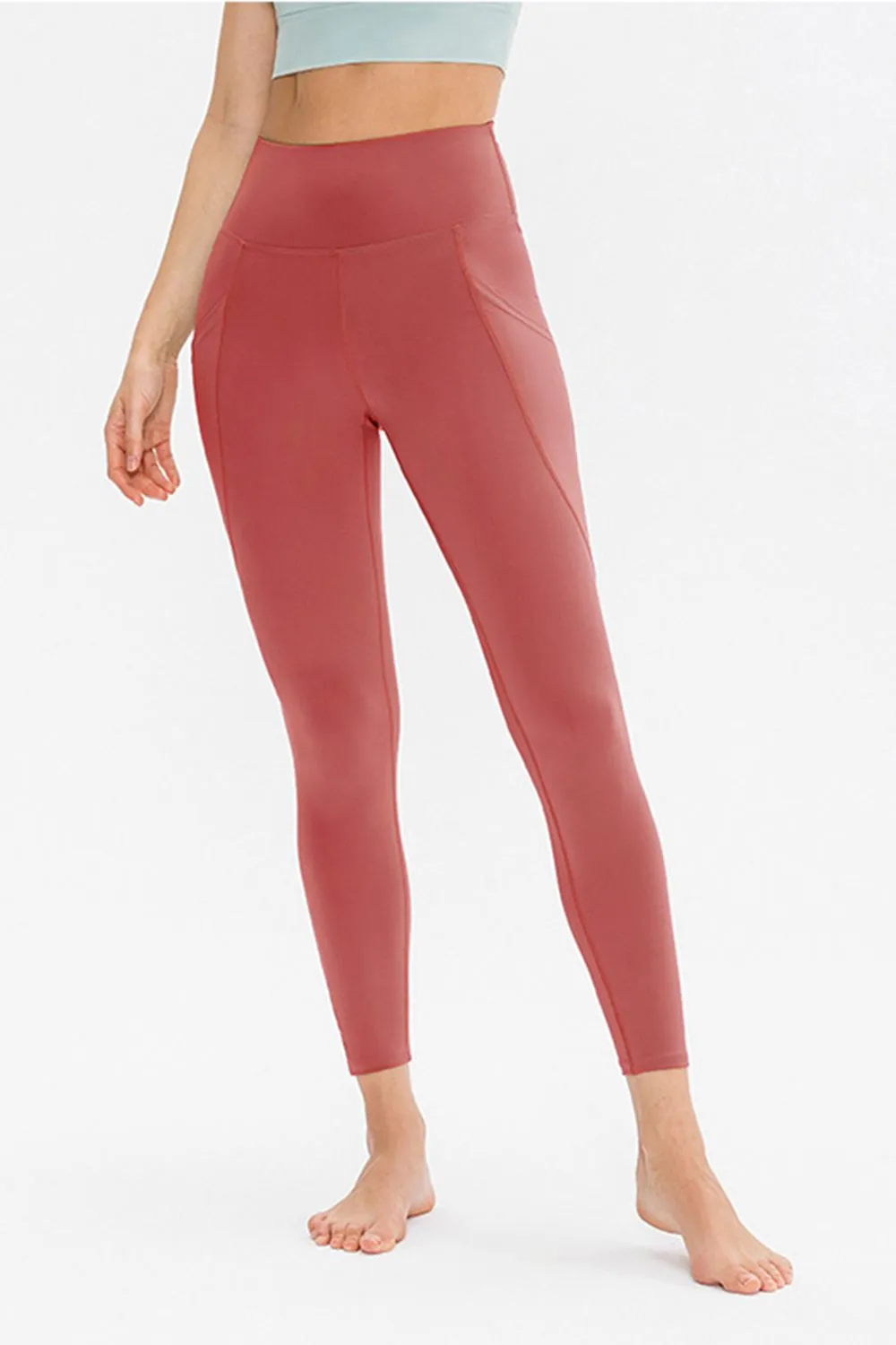 Joelle Slim Fit Long Active Leggings with Pockets