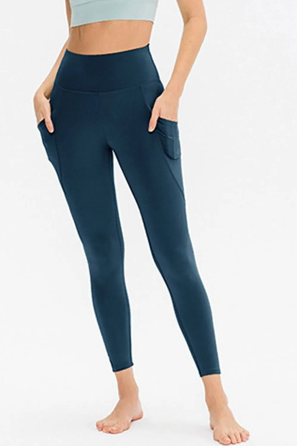 Joelle Slim Fit Long Active Leggings with Pockets