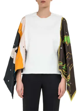 JW Anderson Scarf-Sleeve Detailed Tank Top