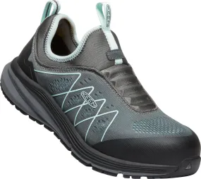 Keen Utility Womens Vista Energy Shift Steel Grey/Blue Glass Mesh Work Shoes