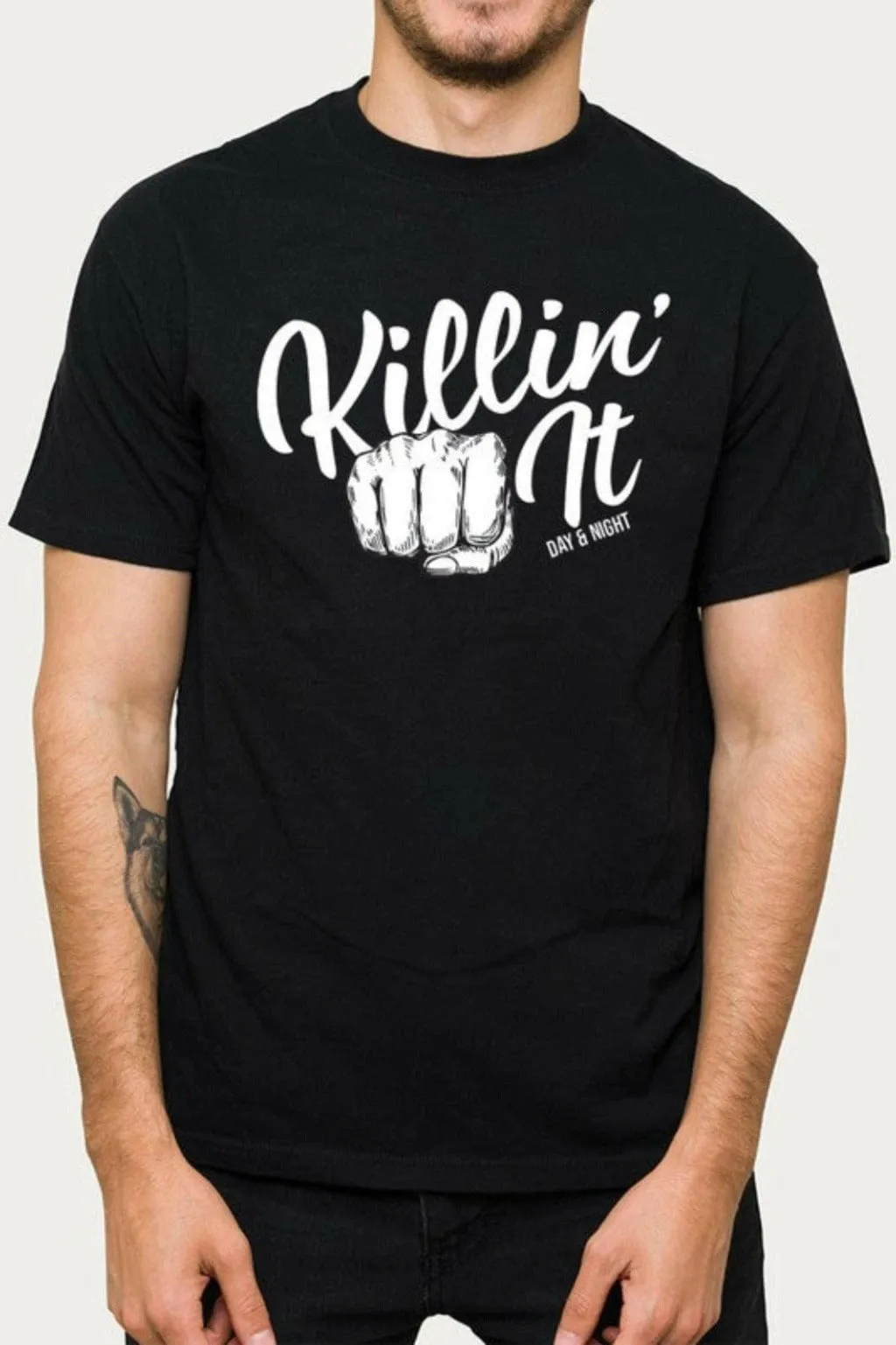 Killin It Fist Day And Night T-shirts