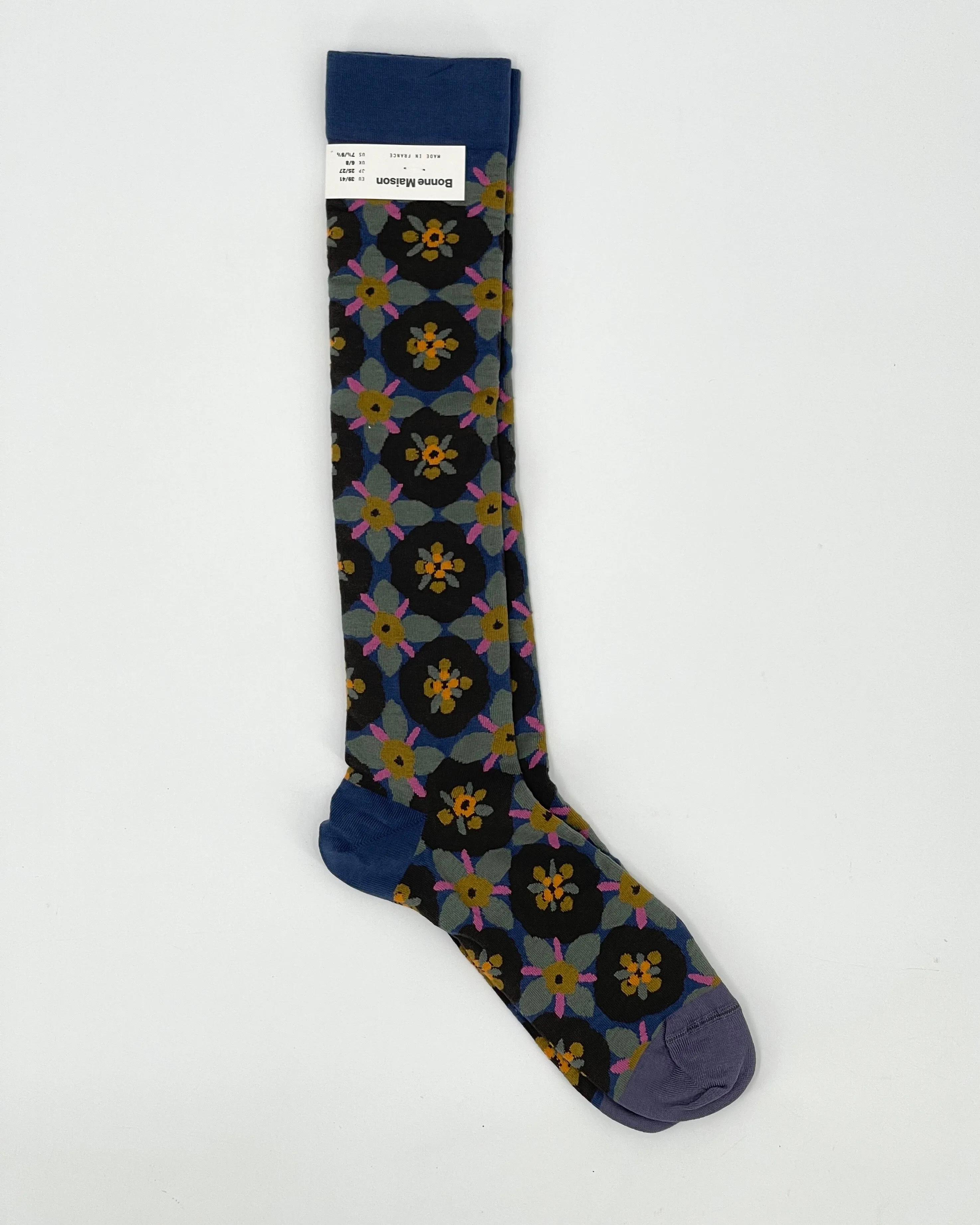 Knee-High Cotton Blend Socks