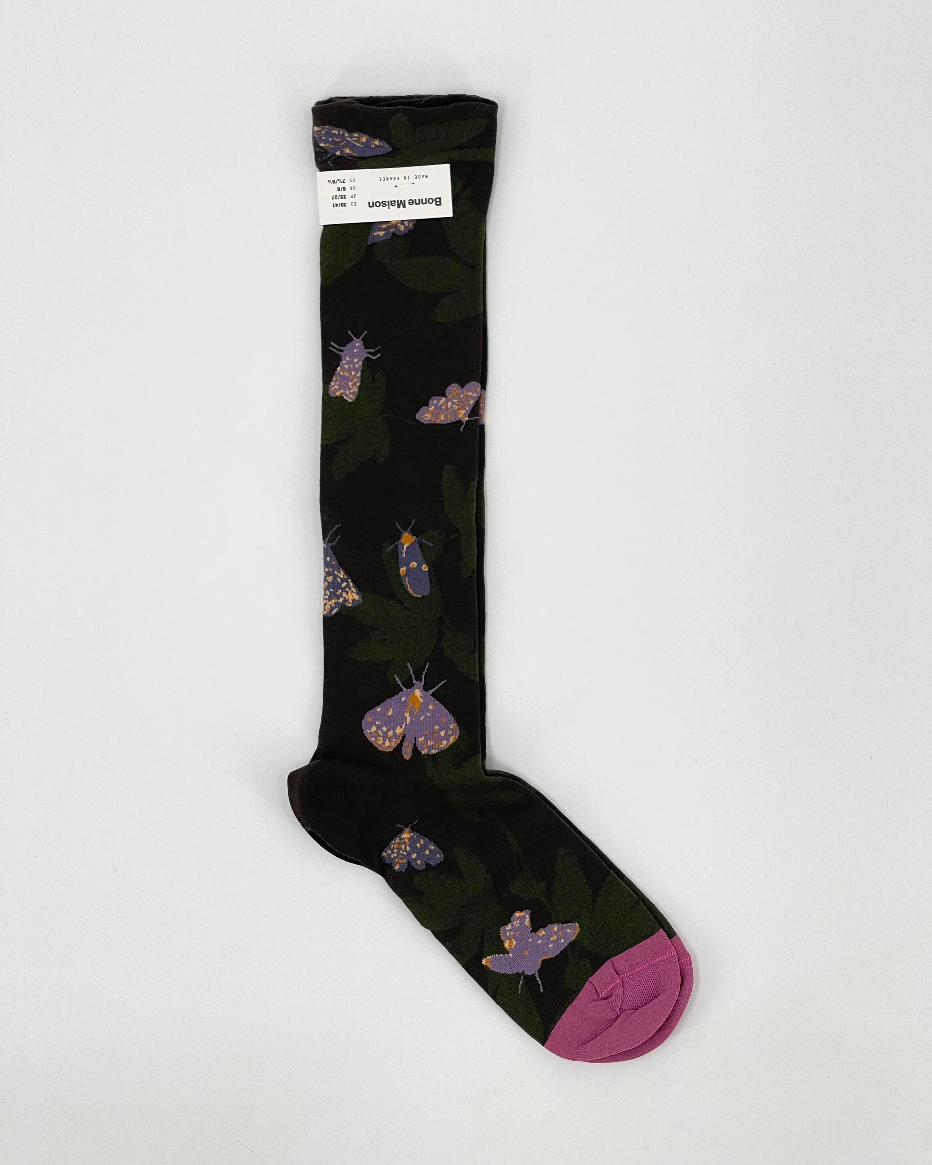 Knee-High Cotton Blend Socks