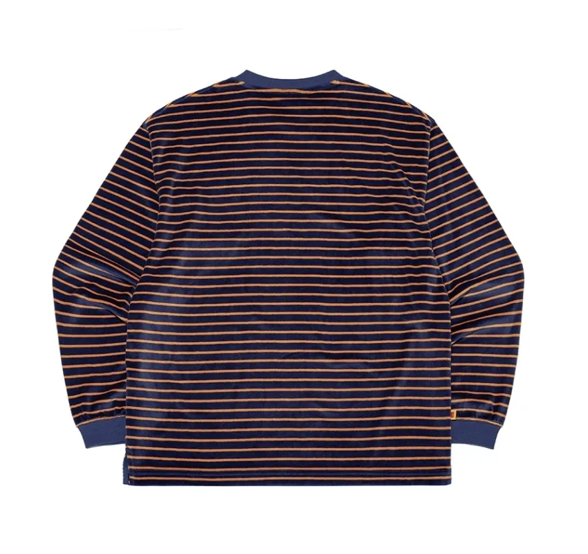 KODAK  |Stripes Unisex Street Style Long Sleeves Cotton