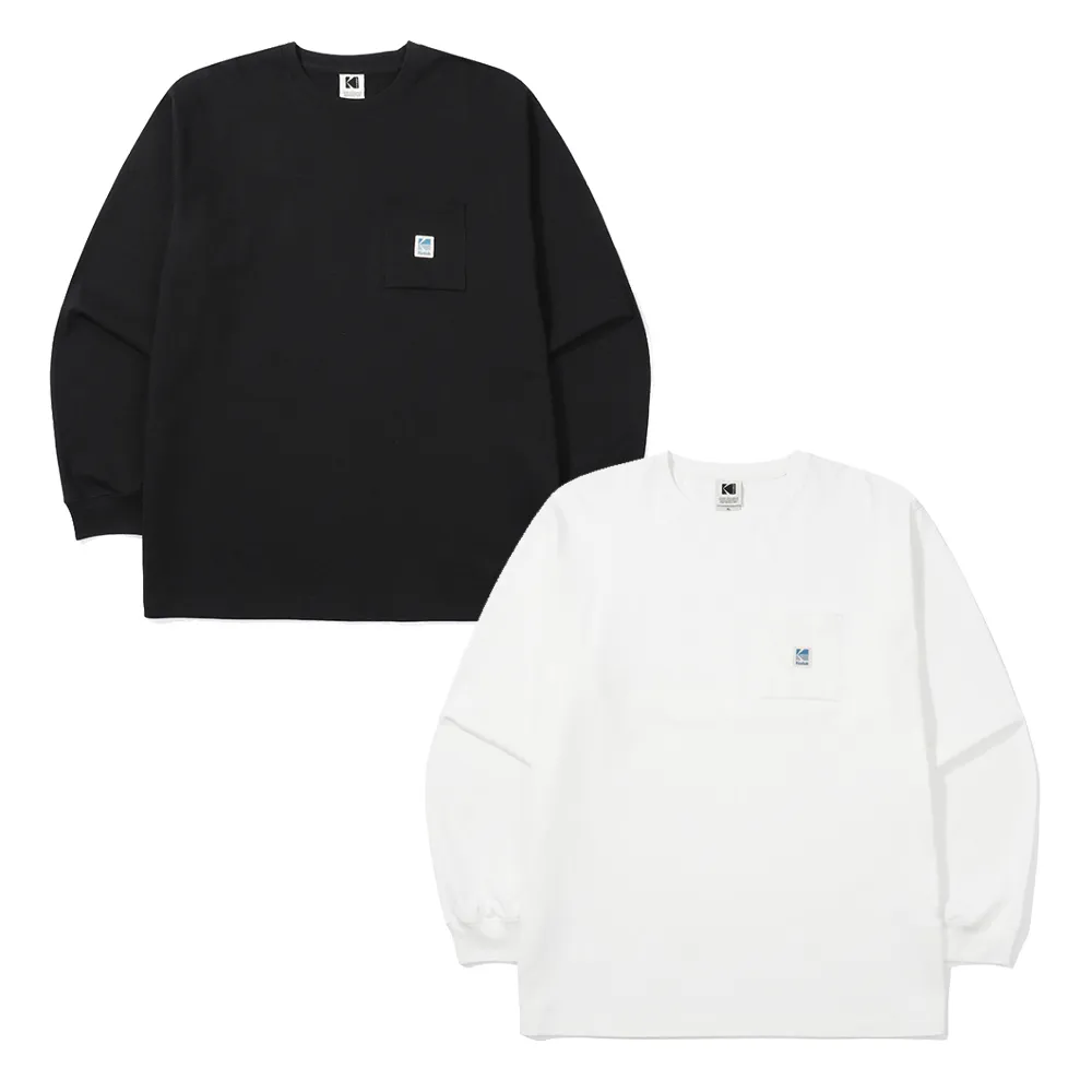 KODAK  |Unisex Street Style Long Sleeves Plain Cotton