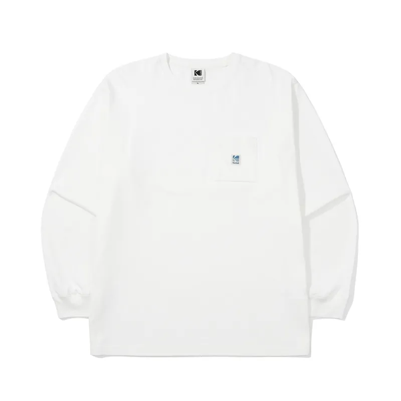 KODAK  |Unisex Street Style Long Sleeves Plain Cotton