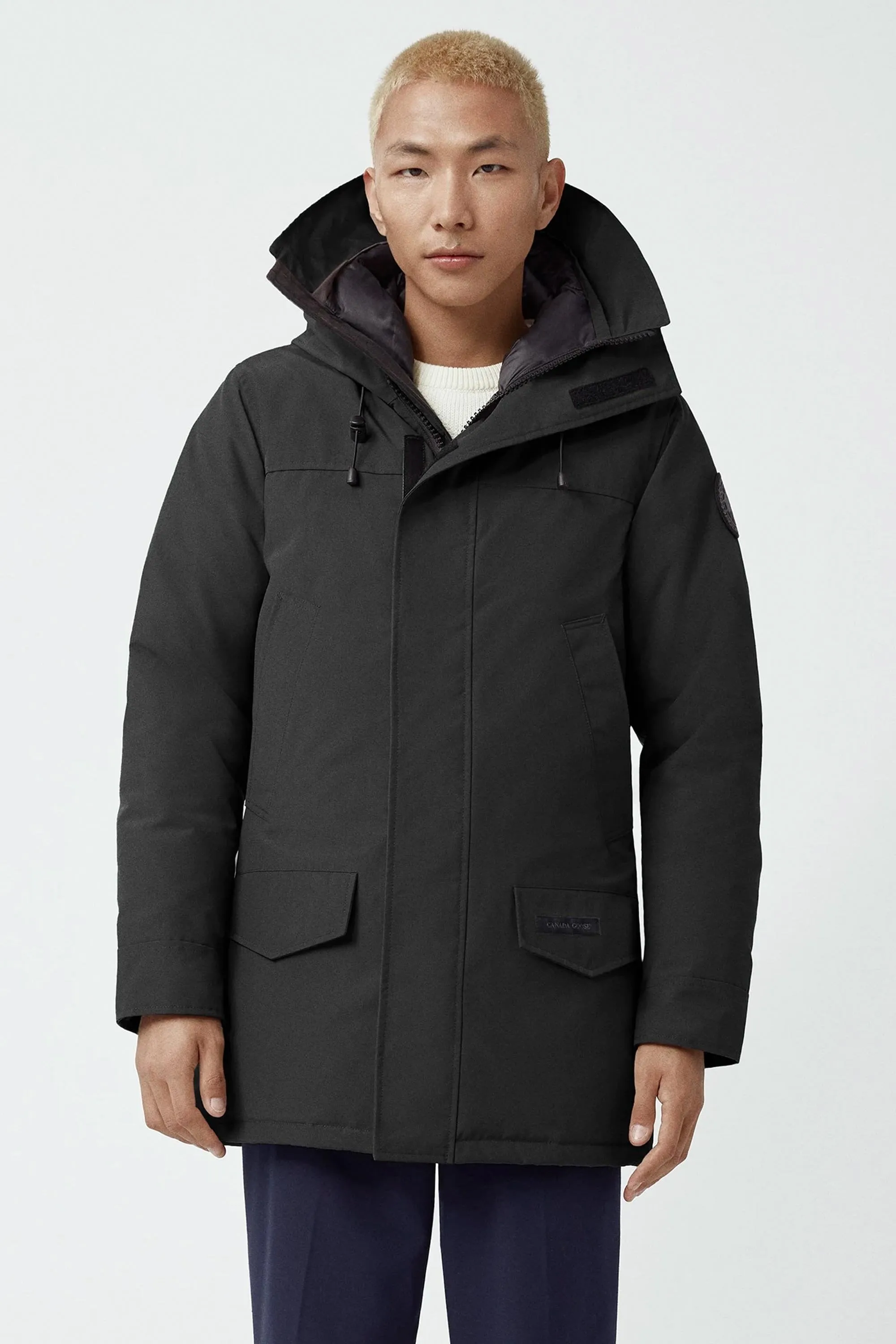 Langford Parka Fusion Fit Black Label With Fur Black