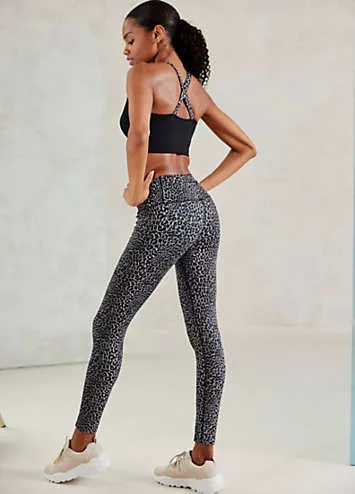 LASCANA Leopard Print Functional Leggings | Grattan