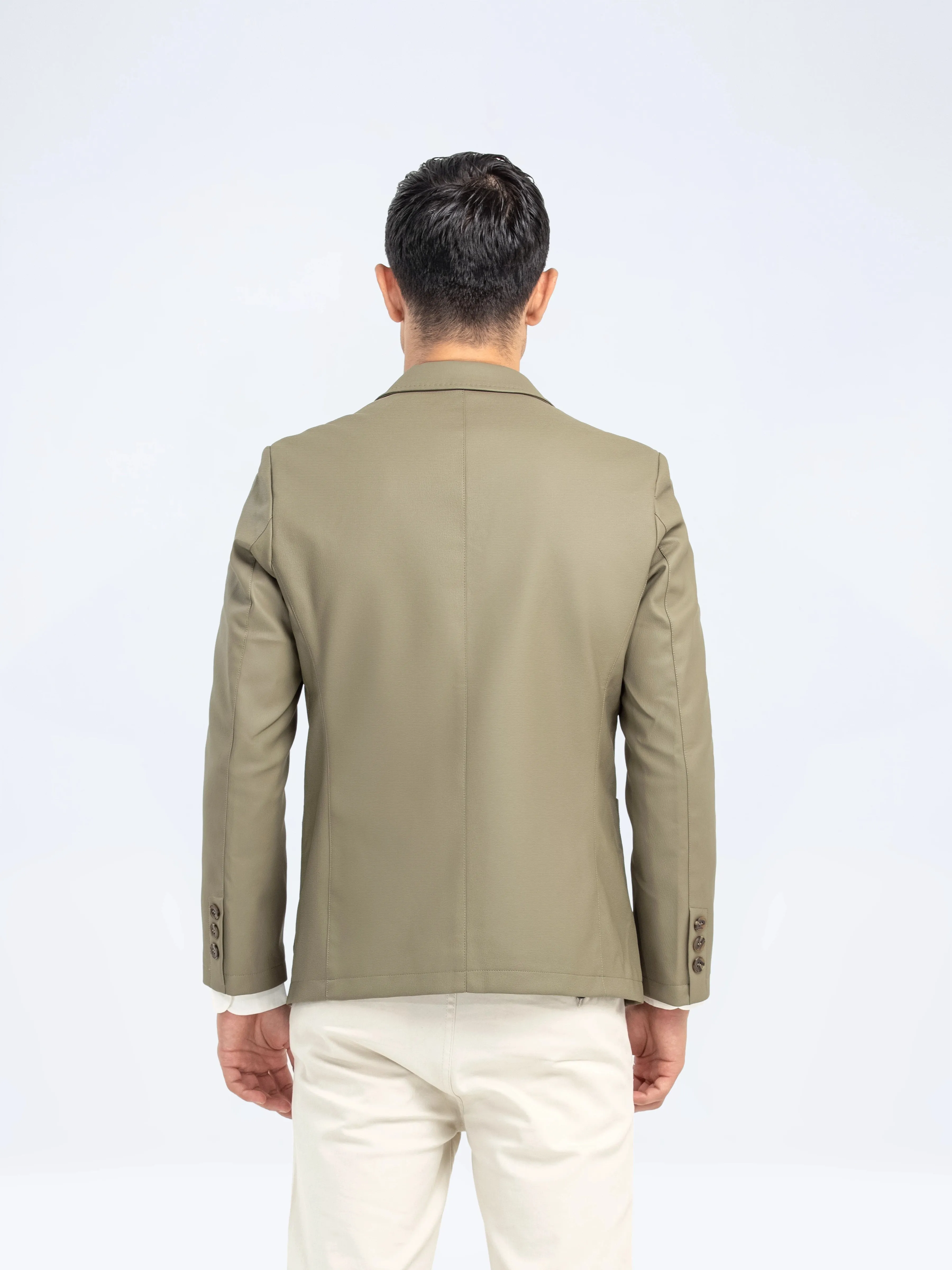 Leatherite Blazer - FMTB24-027