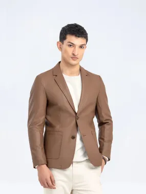 Leatherite Blazer - FMTB24-028