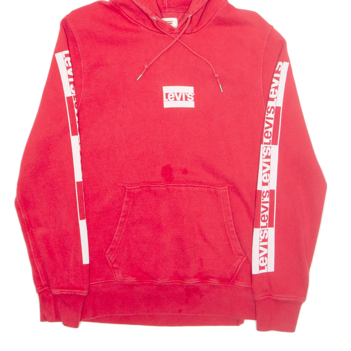 LEVI'S Mens Red Hoodie S