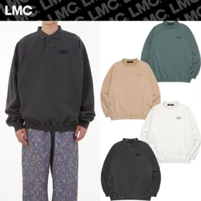 LMC  |Unisex Street Style Long Sleeves Logo Sweatshirts