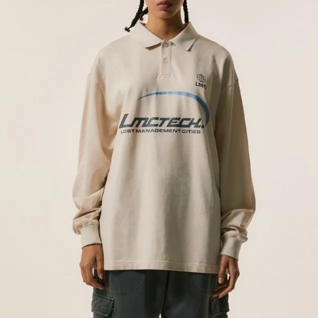 LMC  |Unisex Street Style Long Sleeves Plain Cotton