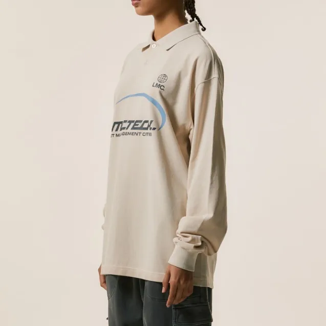 LMC  |Unisex Street Style Long Sleeves Plain Cotton