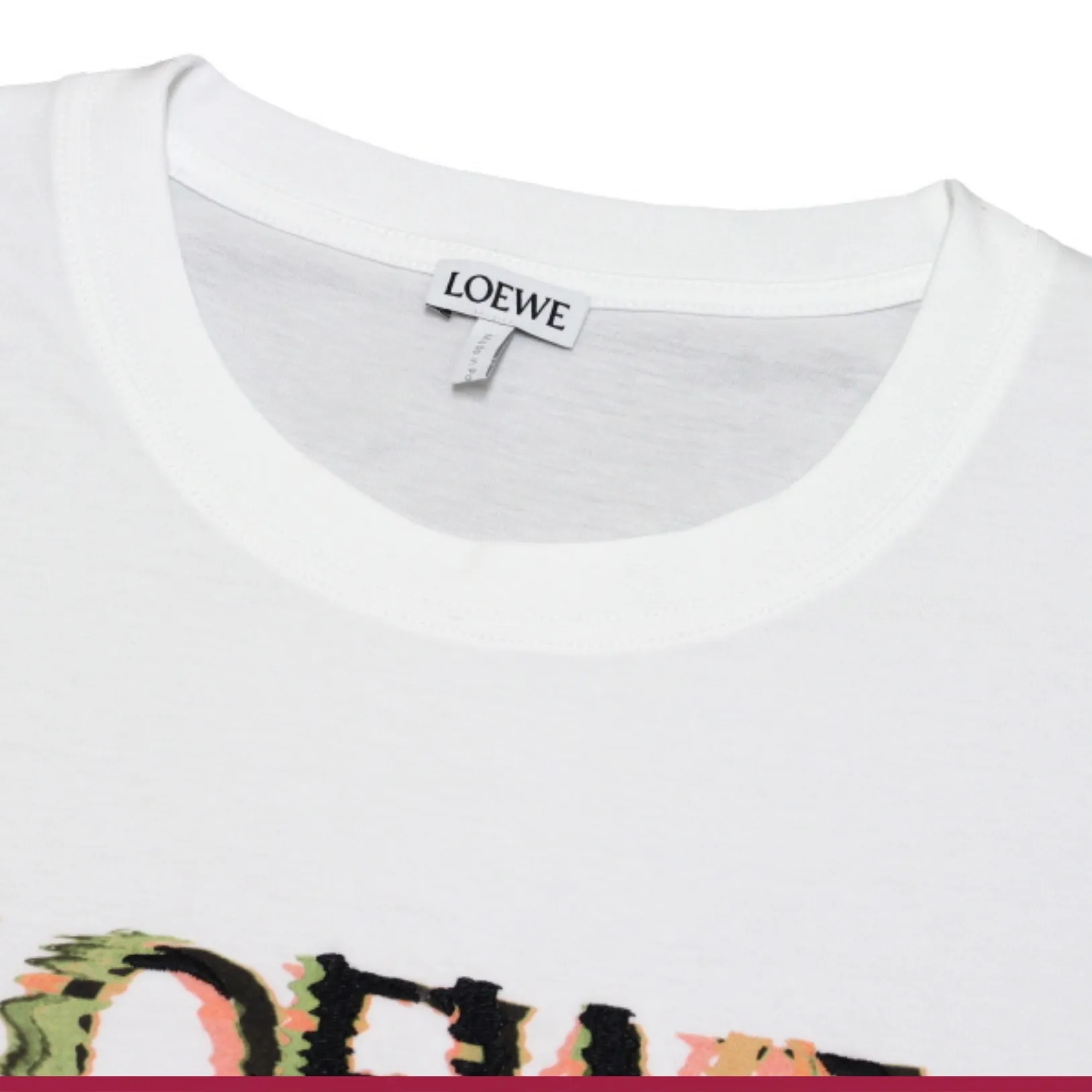 LOEWE  |Crew Neck Pullovers Unisex Plain Cotton Short Sleeves Bridal