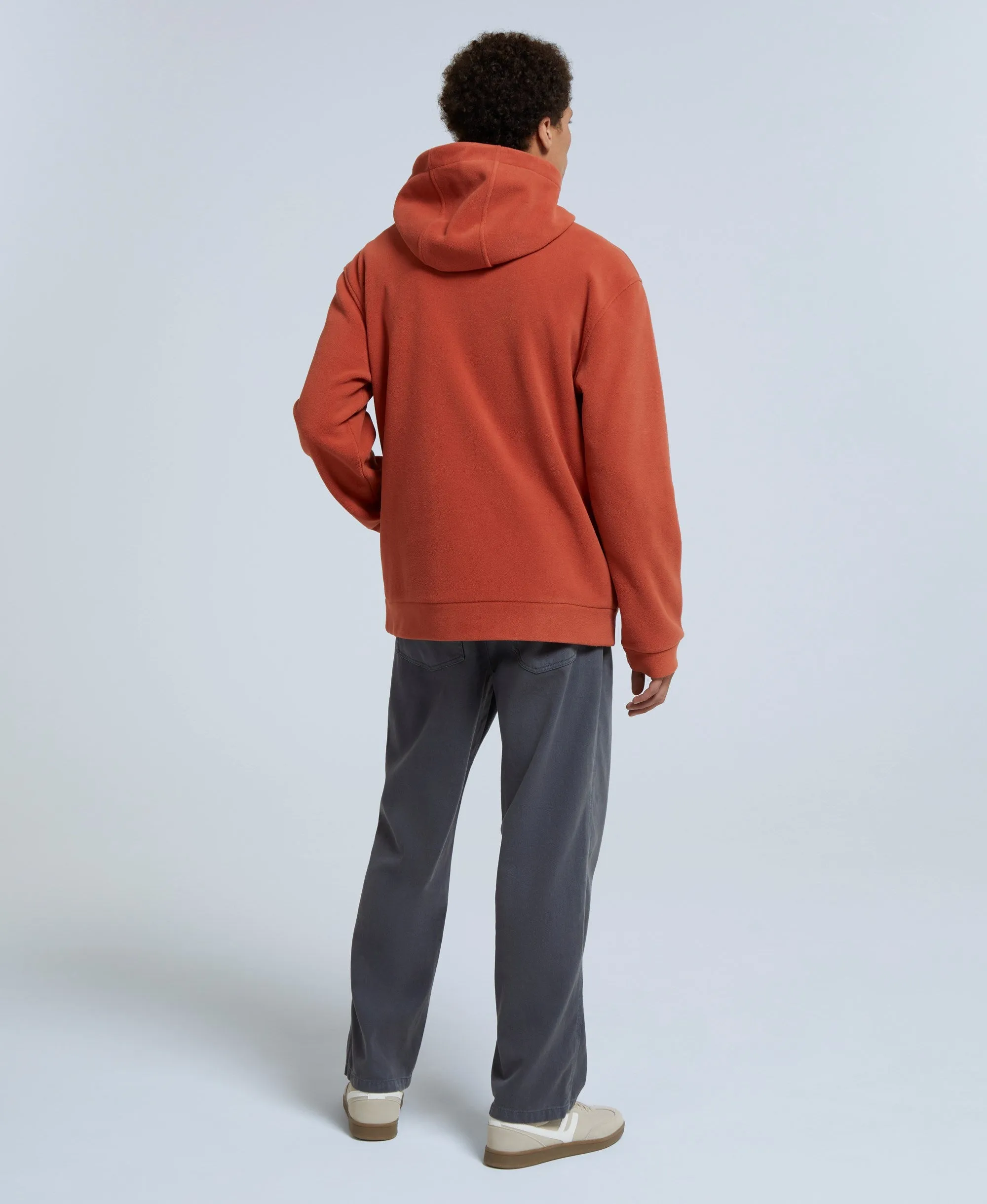 Louis Mens Fleece Hoodie - Orange