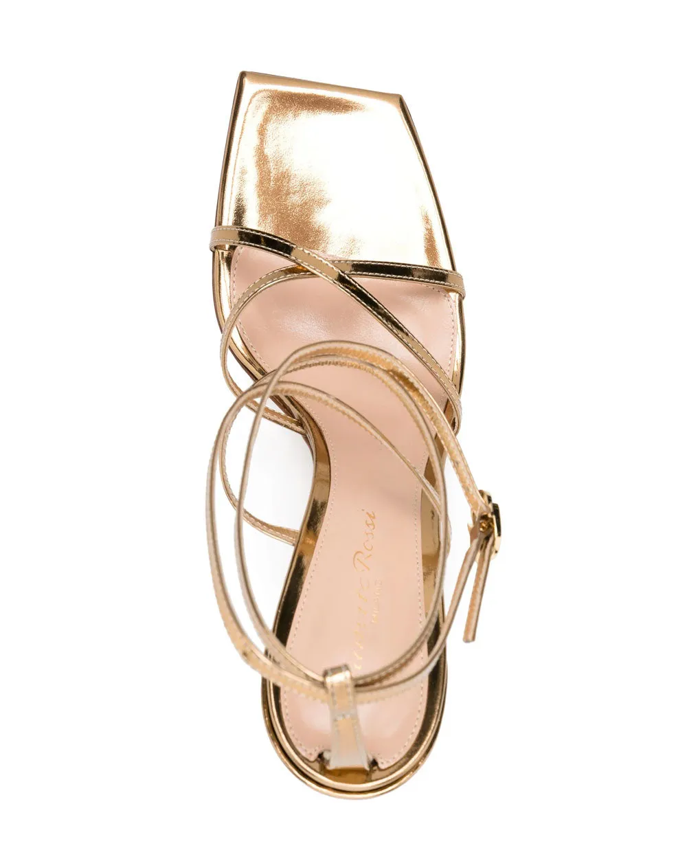 Ludovica Metallic Sandal in Mekong