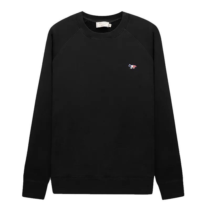 MAISON KITSUNE  |Pullovers Unisex Street Style U-Neck Long Sleeves Cotton