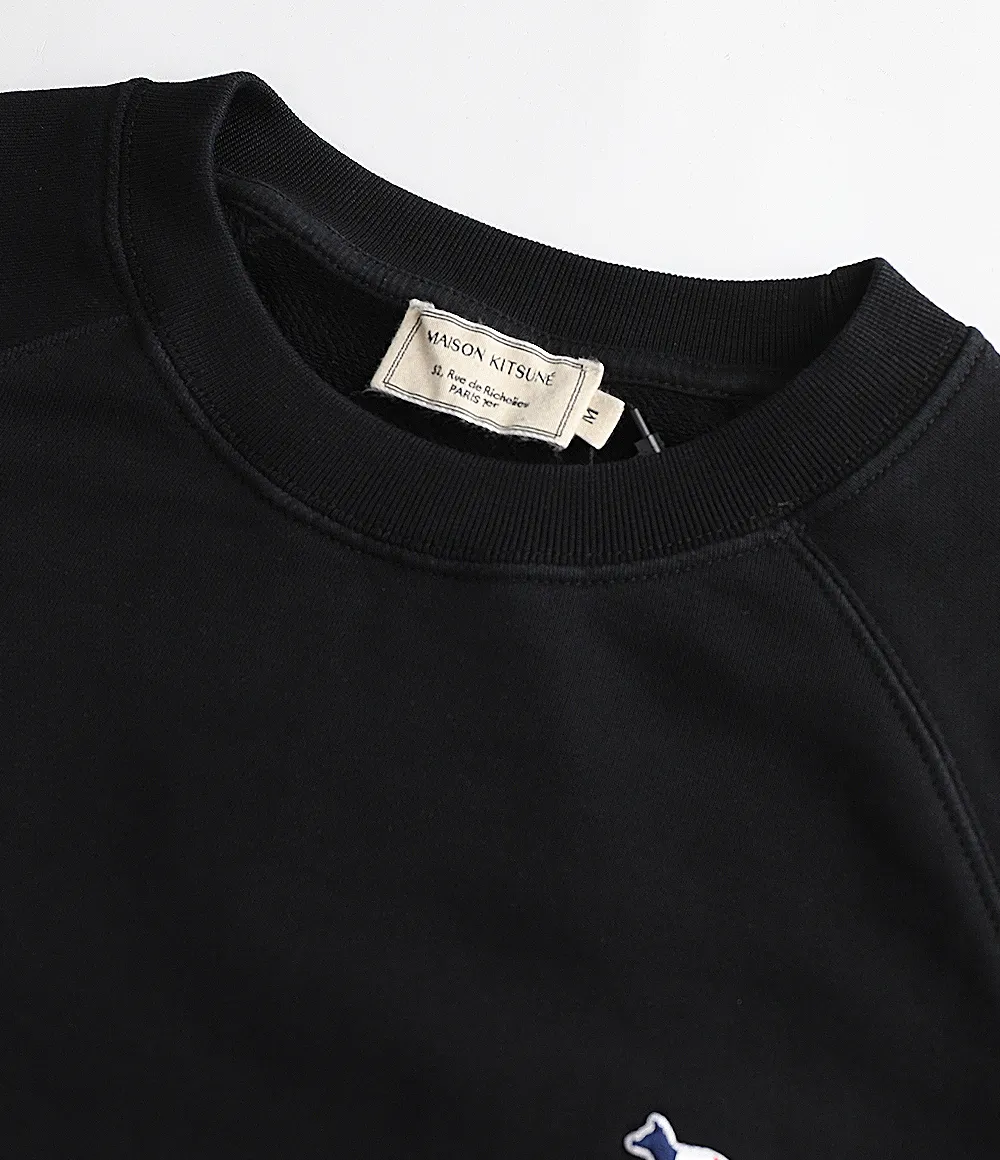 MAISON KITSUNE  |Pullovers Unisex Street Style U-Neck Long Sleeves Cotton