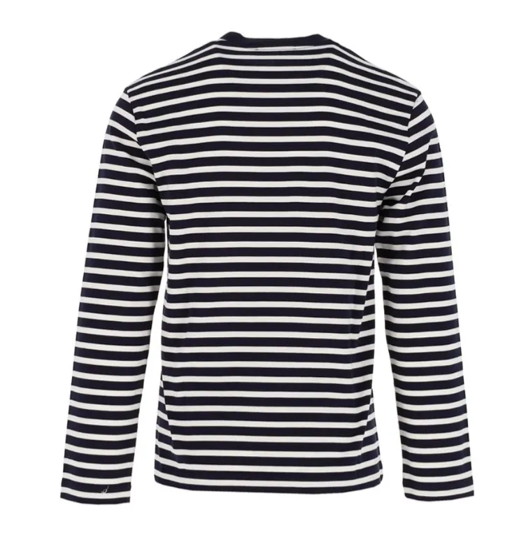 MAISON KITSUNE  |Stripes Unisex Street Style Long Sleeves Cotton