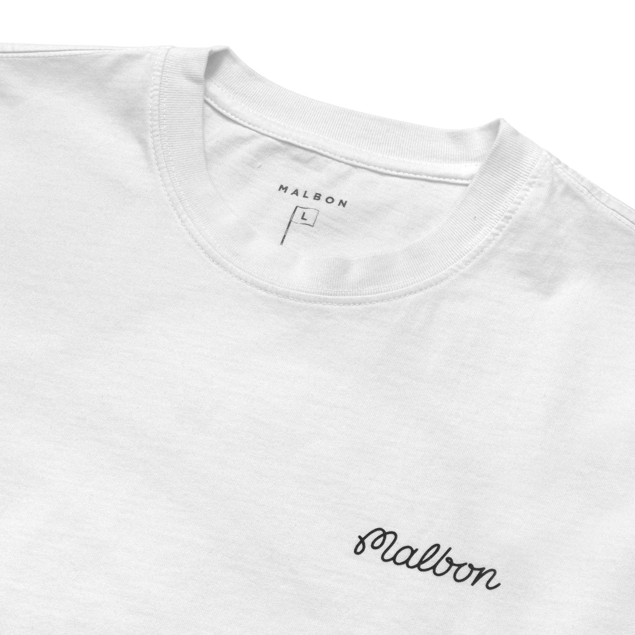 Malbon Golf  |Crew Neck Pullovers Street Style Plain Cotton Short Sleeves