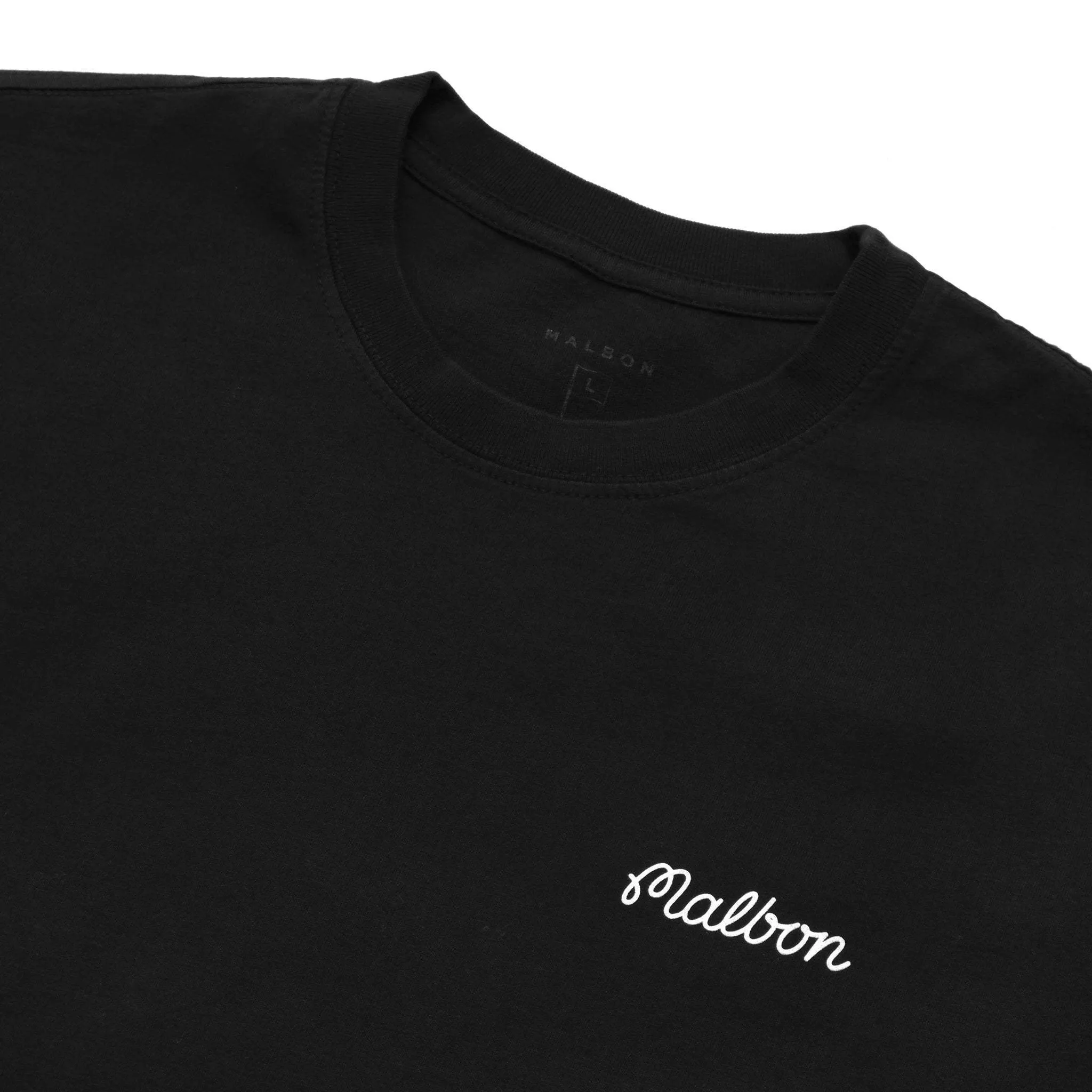 Malbon Golf  |Crew Neck Pullovers Street Style Plain Cotton Short Sleeves